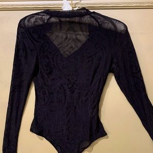 Gorgeous Fashion Nova Lacy Bodysuit
